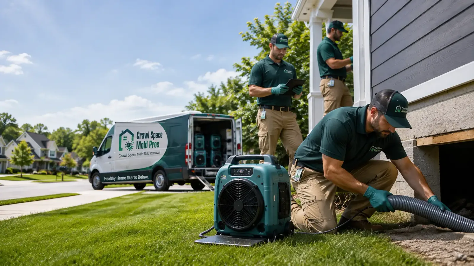 Crawl Space Mold Removal in Longview, TX